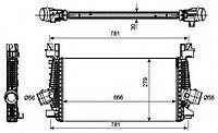 Интеркулер NRF 30270 на Opel Zafira / Опель Зафира