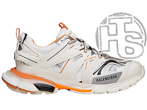 Чоловічі кросівки Balenciaga Track Trainers White/Orange 542436W1GB19059