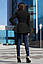 Пальто, півпальто Ірис (жіноче, підліткове) Темно-синє, фото 2