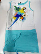 Туніка дитяча Mevis 1431-01, 122 бірюзовий