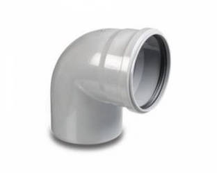 Кут (Коліно) каналізаційний 110*90