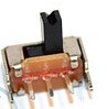 SK14F4, Вимикач повзунковий, малий сріблястий кутовий, 3 Pin , 2 положення