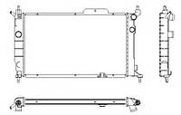 Радіатор охолодження двигуна NRF 52204 на Opel Astra / Опель Астра