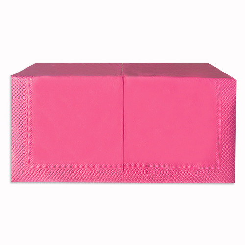 Серветка 2-х шарова 33х33 см рожева (250шт/уп)