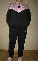 Женский спортивный костюм больших размеров,р-ры 50-52, 54-56,58-60.Цвета: розовый, персик, мята.