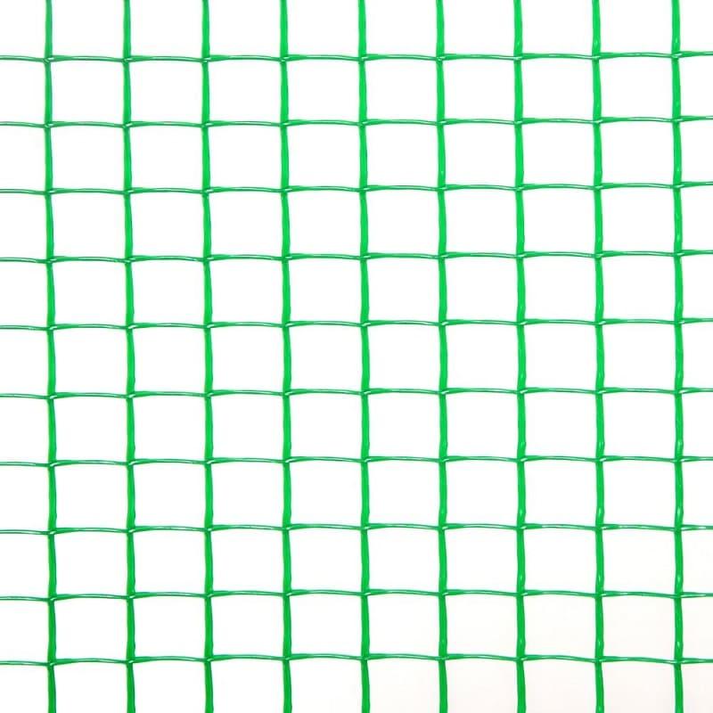 Прочная сетка пластиковая вольерная ("птичка") 30x35 зеленая. 1 рулон ...