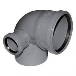 Кут лівий (Коліно) каналізаційний 110*90