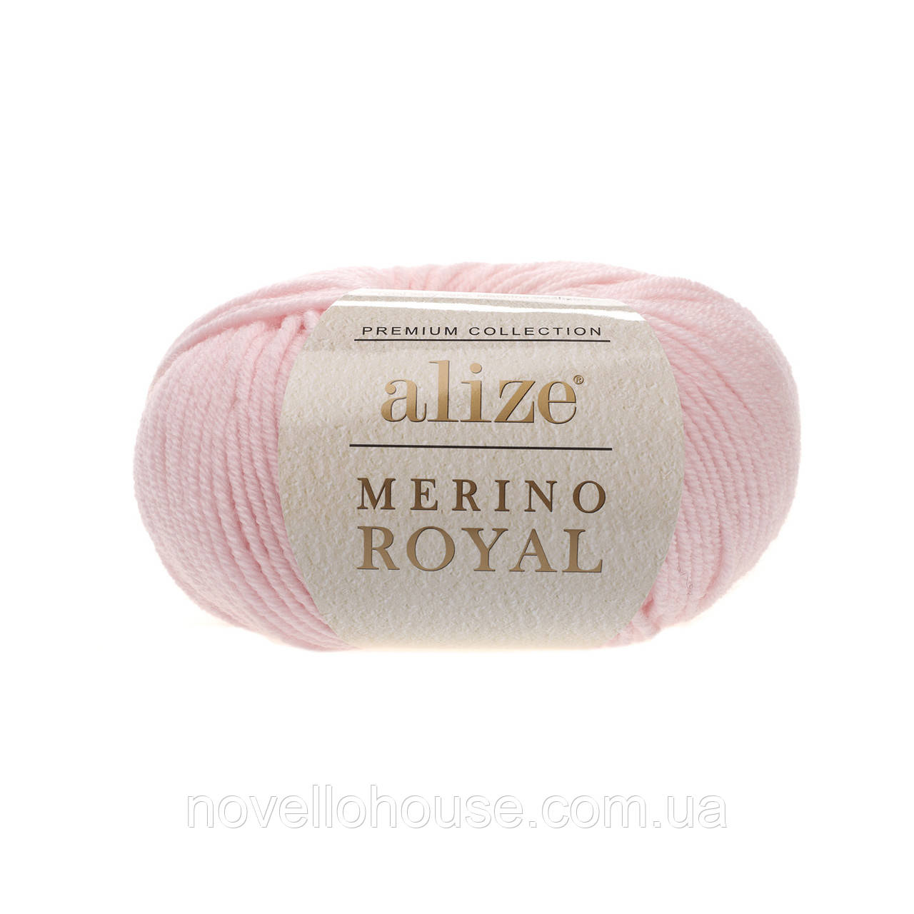 Alize MERINO ROYAL (Меріно Роял) № 31 світло-рожевий (Вовняна пряжа, нитки для в'язання)