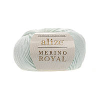 Alize MERINO ROYAL (Меріно Роял) № 522 м'ята (Вовняна пряжа, нитки для в'язання)