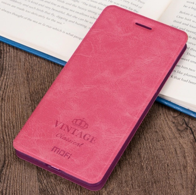 Чохол-книжка MOFI Vintage для Xiaomi Mi A2 lite / Redmi 6 Pro Рожевий