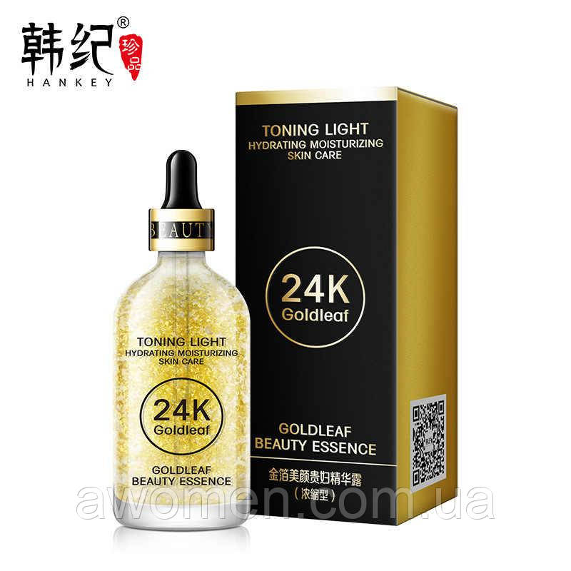 Сироватка для обличчя Hankey 24K Gold з частинками 24 к золота та гіалуроновою кислотою 100 мл