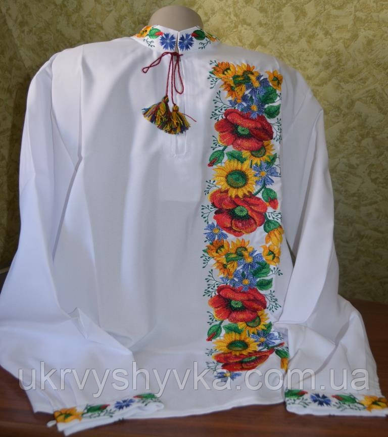 Чоловіча вишита сорочка "Польові квіти"