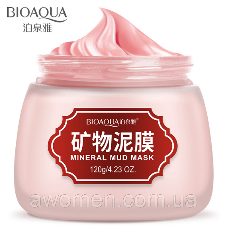 Мінеральна грязьова маска Bioaqua mineral mud mask, 120 g
