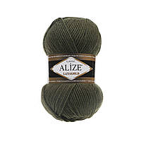 Alize LANAGOLD (Лана Голд) №29 хакі (Пряжа, нитки для в'язання напіввовна)
