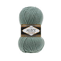 Alize LANAGOLD (Лана Голд) № 386 лазурний (Пряжа, нитки для в'язання напіввовна)