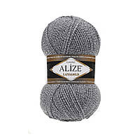 Alize LANAGOLD (Лана Голд) № 651 серый меланж (Пряжа, нитки для вязания полушерсть)