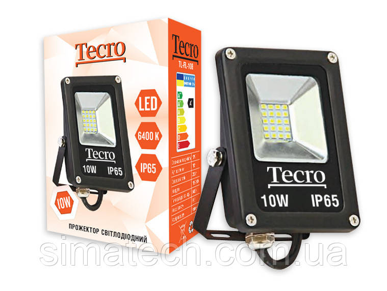 Світлодіодний прожектор Tecro 10 W (LED)