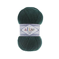 Alize LANAGOLD 800 (Лана Голд 800) № 426 темно-зеленый (Пряжа, нитки для вязания полушерсть)