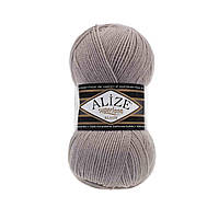 Alize SUPERLANA KLASIK (Суперлана Класік) № 652 попелястий (Пряжа напіввовна, нитки для в'язання)