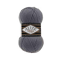 Alize SUPERLANA KLASIK (Суперлана Класік) № 87 вугільно-сірий (Пряжа напіввовна, нитки для в'язання)