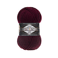 Alize SUPERLANA MIDI (Суперлана Міді) №57 бордовий (Пряжа, нитки для в'язання)