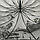 Жіноча парасоля-тростина з містами на сріблястому напиленні під куполом, фіолетовий, 01011-5, фото 7