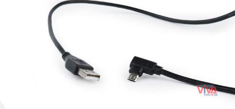 Кабель microUSB кутовий, симетричний Cablexpert CC-USB2-AMmDM90-6 (USB-AM to Micro-5P) 1,8 м