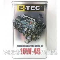 Масло E-TEC 10W40 EVO 4л - фото 1 - id-p86272622