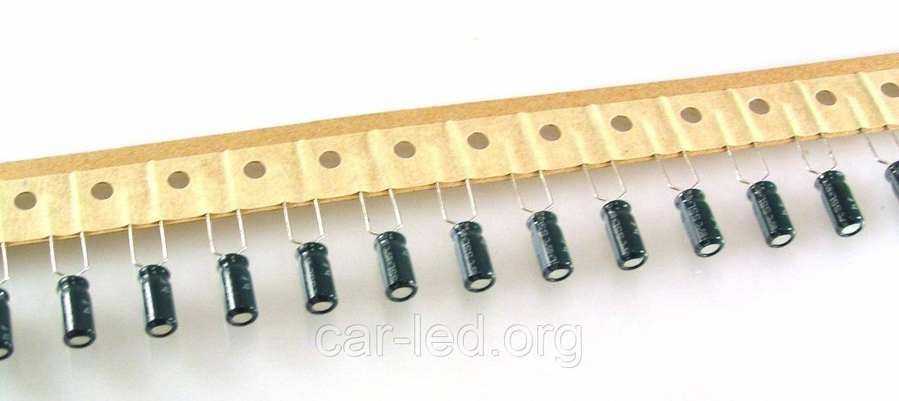 10mkf - 63v SSL 5*11 SAMSUNG, 85°C конденсатор електролітичний