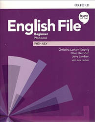 English File Fourth Edition Beginner Workbook with key