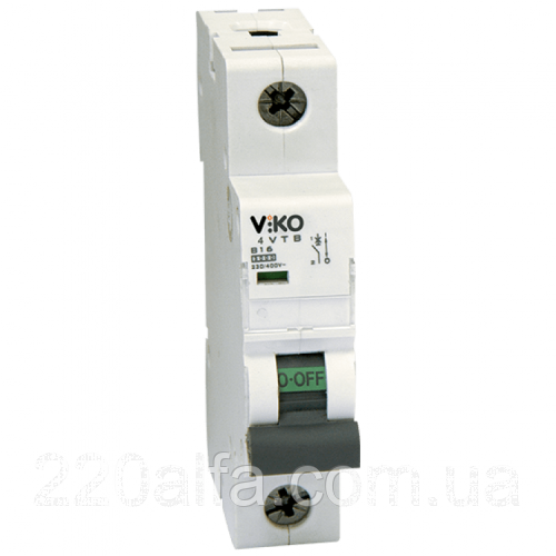 Автоматичний вимикач VIKO, 1P, C, 50A