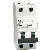 Автоматический выключатель VIKO, 2P, C, 25A