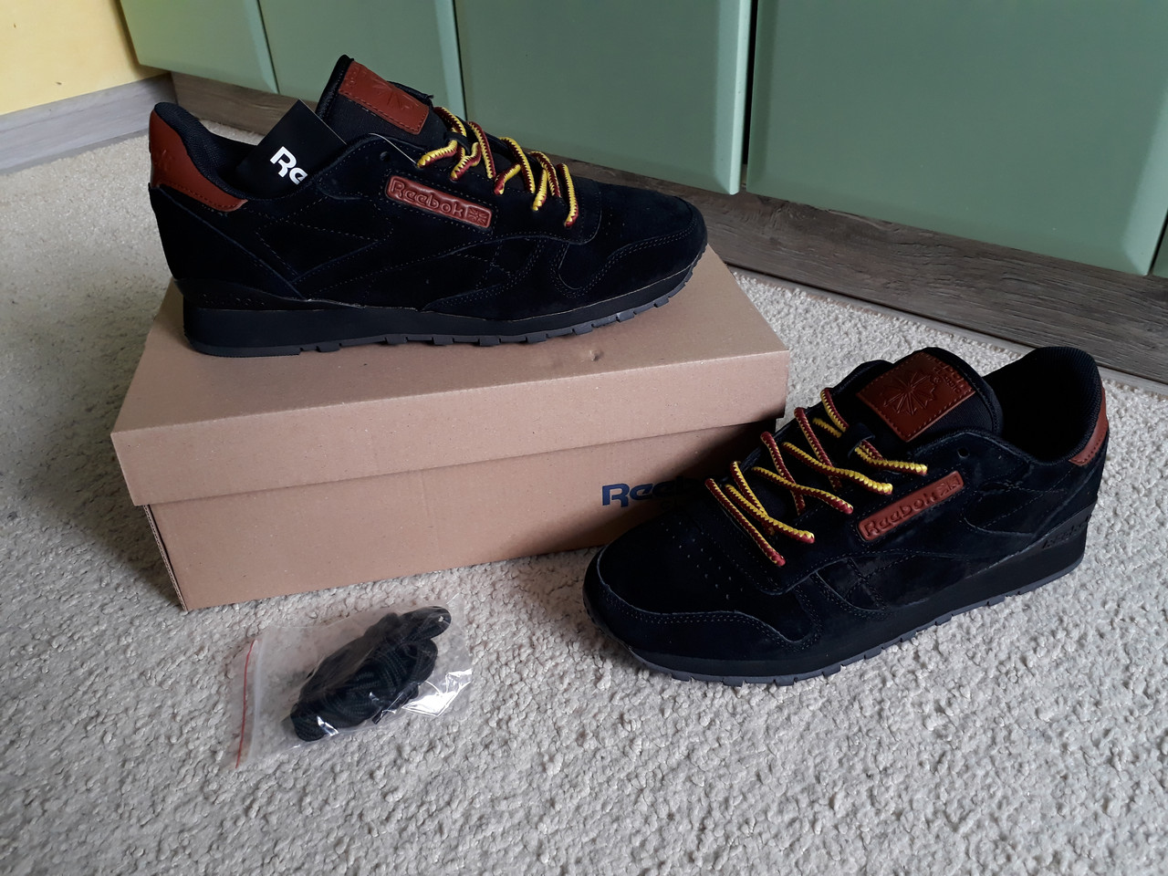 Чоловічі кросівки Reebok Classic Black чорні