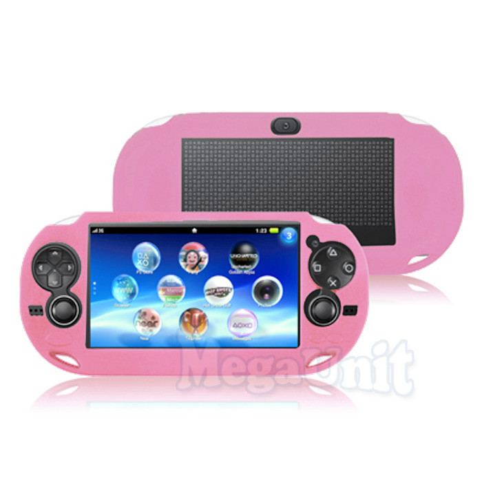 Силіконовий чохол для Sony PS Vita 1000 Рожевий