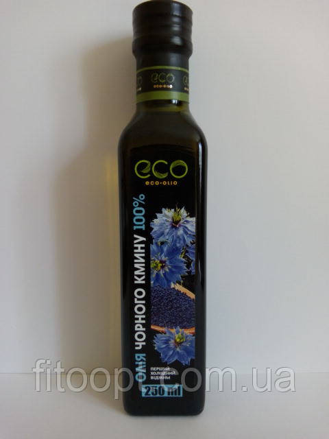 Олія з насіння чорного кмину ТМ Olibo холодний віджим не рафинированое в темній пляшці