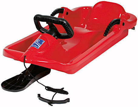 Санки Alpen Drive червоні, фото 1