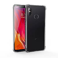 Прозрачный силиконовый противоударный чехол Airbag TPU для Xiaomi Redmi Note 6 Pro.