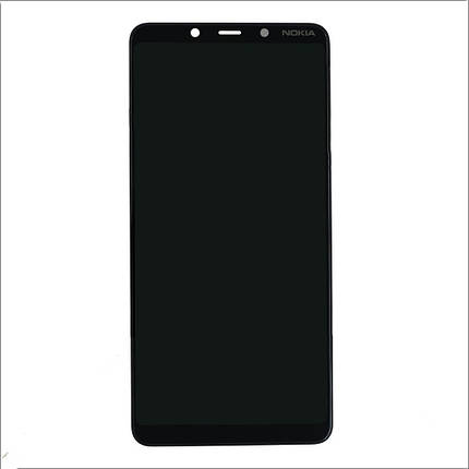 Дисплейний модуль Nokia 3.1 Plus чорний, фото 2
