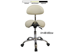 Стілець-сідло для лікаря стоматолога, косметолога 3 кольори