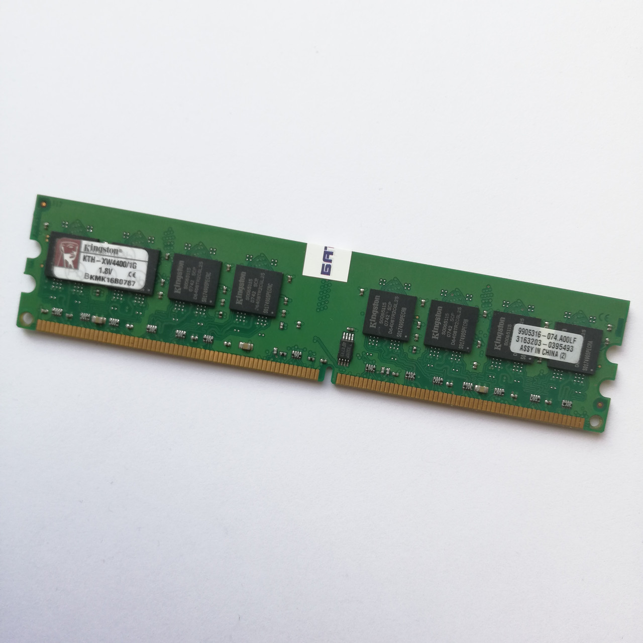 Оперативная память Kingston DDR2 1Gb 667MHz PC2 5300U CL5 Б/У MIX