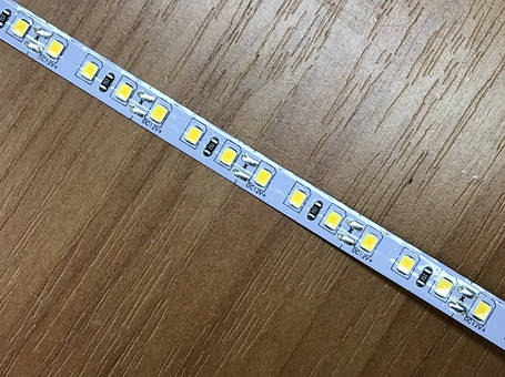 Світлодіодна стрічка Premium SMD 2835/120 12V 2700-3500K IP20 1м на посиленій підкладці Код.59514, фото 1