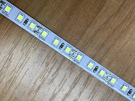 Світлодіодна стрічка Premium SMD 2835/120 12V 6000-8000K IP20 1м на посиленій підкладці Код.59515, фото 3