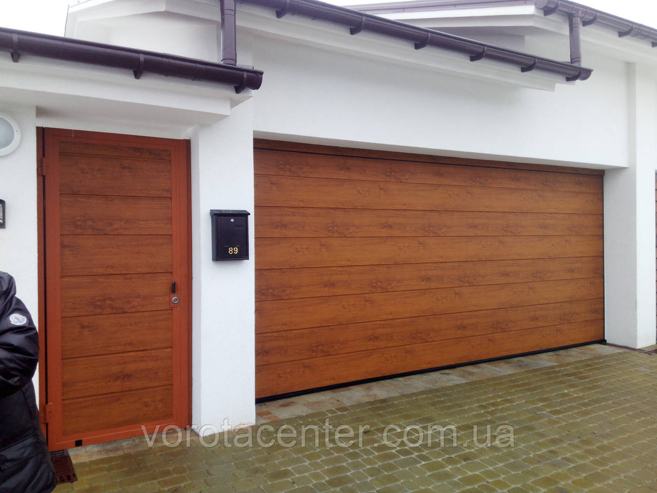 Комір 5000х2125 гаражні M-гофр Woodgrain/Decocolor Hormann