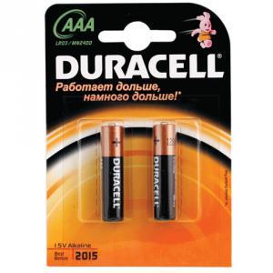 DURAСELL Basic AAA бат. алкалінові 1.5 V LR03 2шт Бельгія