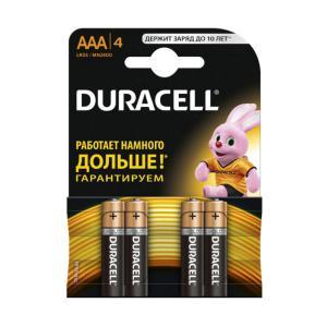 DURAСELL Basic AAA бат. алкалінові 1.5 V LR03 4шт Бельгія