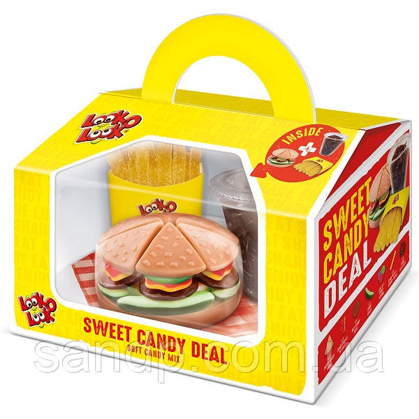 Желейні цукерки Бургер Меню Look-O-Look's Sweet Candy Deal 300 грн
