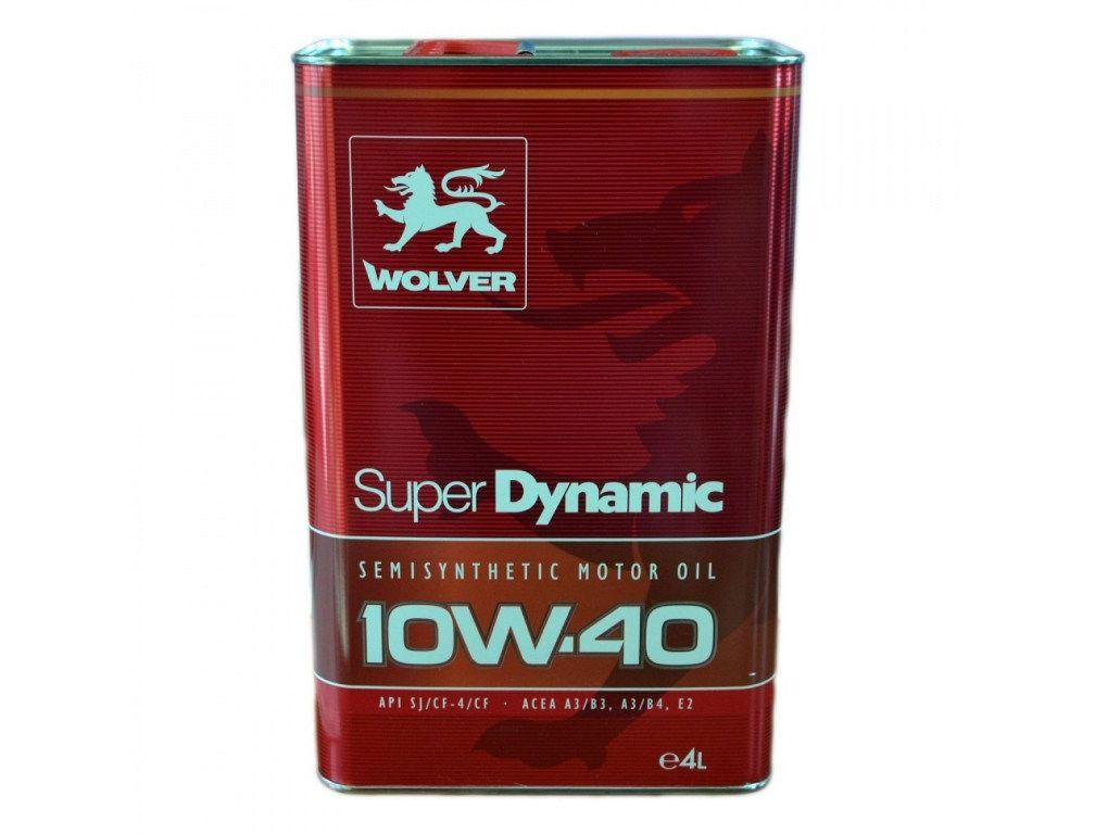 Олива моторна Wolver Super Dynamic 10W-40 4 л