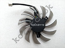 Вентилятор No23 кулер для відеокарти Gigabyte GTX 980 970 780Ti 770 760 PLD08010S12H FY08010H12LPA T128010SL