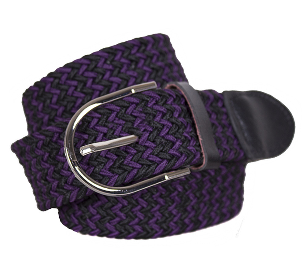 Чоловічий ремінь текстильний під джинси RECOL2677-3 Чорный, фото 1