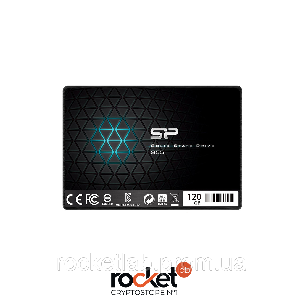 Накопитель SSD 120GB Silicon Power Slim S55 2.5" SATAIII TLC (SP120GBSS3S55S25) OEM